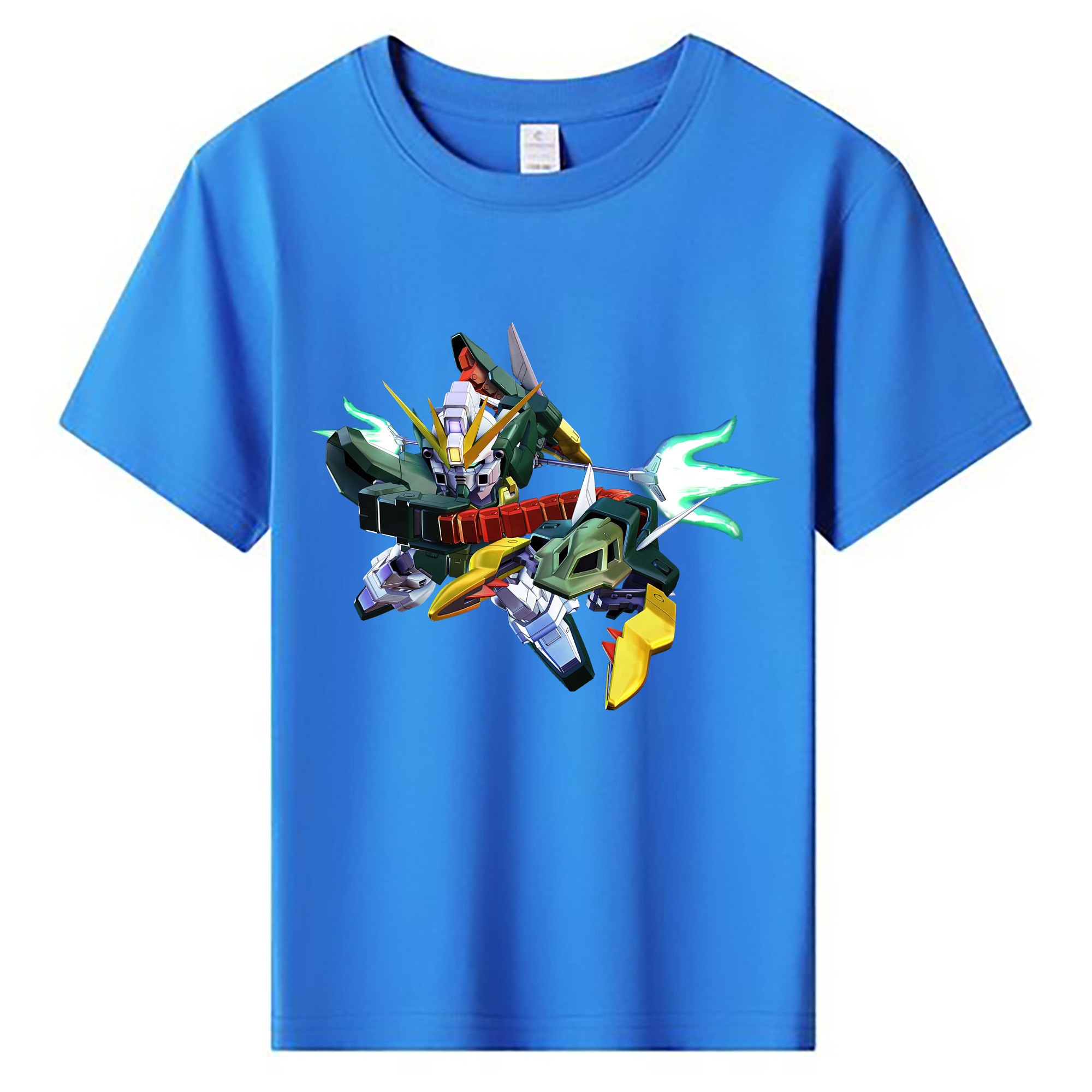 （画像用） 機動戦士ガンダム Mobile Suit Gundam 綿100％キッズTシャツ（フロントプリント）